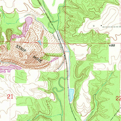 United States Geological Survey Steeleville, IL (1965, 24000-Scale) digital map