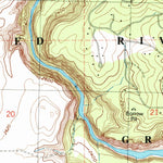 United States Geological Survey Steelhead Falls, OR (1985, 24000-Scale) digital map