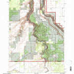United States Geological Survey Steelhead Falls, OR (1992, 24000-Scale) digital map