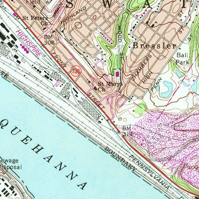 United States Geological Survey Steelton, PA (1963, 24000-Scale) digital map