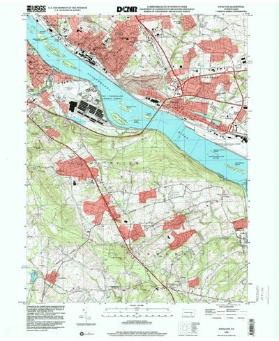 United States Geological Survey Steelton, PA (1998, 24000-Scale) digital map