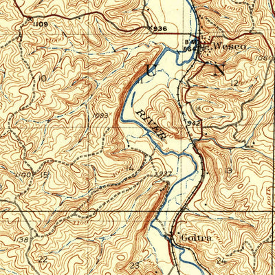 United States Geological Survey Steelville, MO (1937, 62500-Scale) digital map