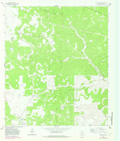 United States Geological Survey Steen Lake, TX (1963, 24000-Scale) digital map