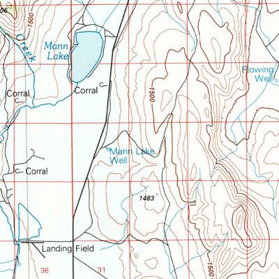 United States Geological Survey Steens Mountain, OR (1982, 100000-Scale) digital map