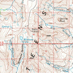 United States Geological Survey Steens Mountain, OR (1982, 100000-Scale) digital map