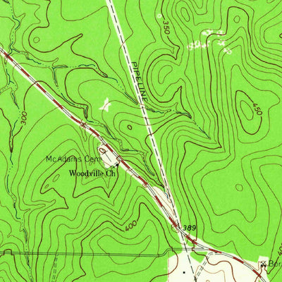 United States Geological Survey Steep Branch, TX (1963, 24000-Scale) digital map