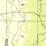 United States Geological Survey Steep Gully, LA (1947, 31680-Scale) digital map