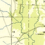 United States Geological Survey Steep Gully, LA (1947, 31680-Scale) digital map
