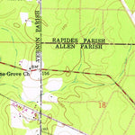 United States Geological Survey Steep Gully, LA (1959, 24000-Scale) digital map