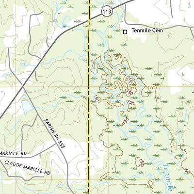 United States Geological Survey Steep Gully, LA (2020, 24000-Scale) digital map