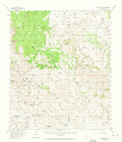 United States Geological Survey Steeple Rock, NM (1959, 62500-Scale) digital map