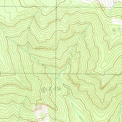 United States Geological Survey Steer Ridge Canyon, UT (1985, 24000-Scale) digital map