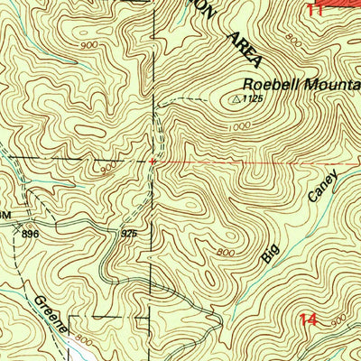 United States Geological Survey Stegall Mountain, MO (1997, 24000-Scale) digital map