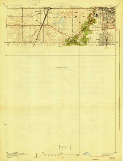 United States Geological Survey Steger, IL (1930, 24000-Scale) digital map