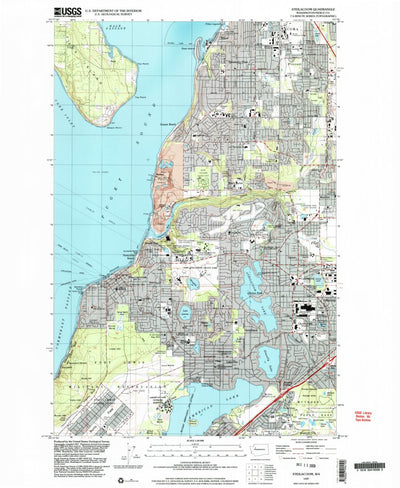 United States Geological Survey Steilacoom, WA (1997, 24000-Scale) digital map