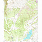 United States Geological Survey Steinaker Reservoir, UT (1965, 24000-Scale) digital map