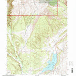 United States Geological Survey Steinaker Reservoir, UT (1996, 24000-Scale) digital map