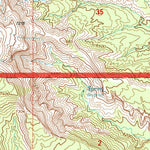 United States Geological Survey Steinaker Reservoir, UT (1996, 24000-Scale) digital map