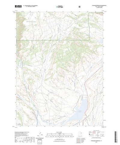 United States Geological Survey Steinaker Reservoir, UT (2023, 24000-Scale) digital map