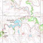United States Geological Survey Steinerts Lake, OK (1982, 24000-Scale) digital map