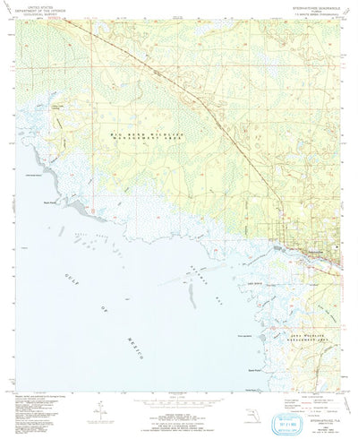 United States Geological Survey Steinhatchee, FL (1954, 24000-Scale) digital map