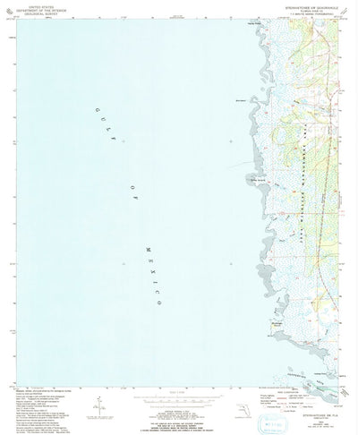 United States Geological Survey Steinhatchee SW, FL (1954, 24000-Scale) digital map
