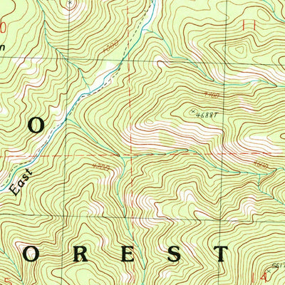 United States Geological Survey Steins Pillar, OR (1990, 24000-Scale) digital map