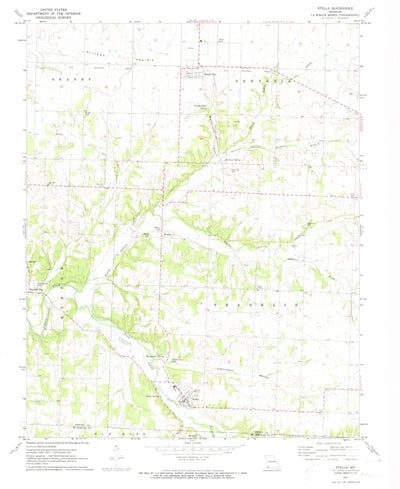 United States Geological Survey Stella, MO (1972, 24000-Scale) digital map