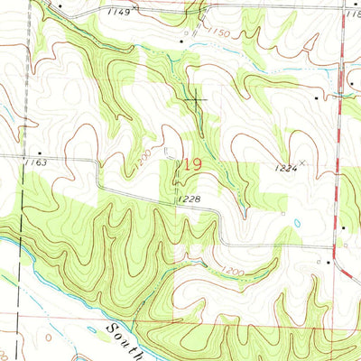 United States Geological Survey Stella, MO (1972, 24000-Scale) digital map
