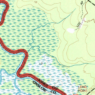 United States Geological Survey Stella, NC (1994, 24000-Scale) digital map