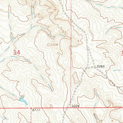 United States Geological Survey Stellar Lake, MT (1965, 24000-Scale) digital map