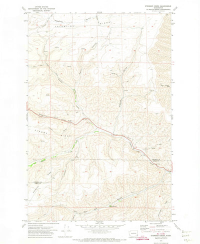 United States Geological Survey Stember Creek, WA (1971, 24000-Scale) digital map