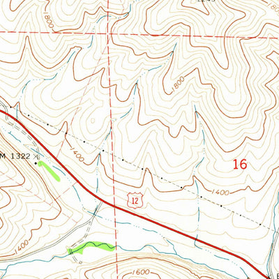 United States Geological Survey Stember Creek, WA (1971, 24000-Scale) digital map