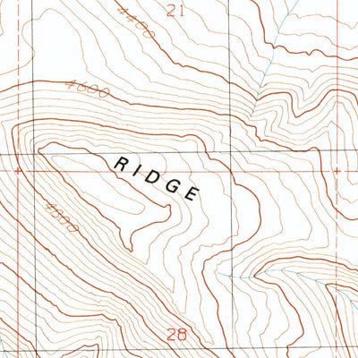United States Geological Survey Stemler Ridge, OR (1990, 24000-Scale) digital map