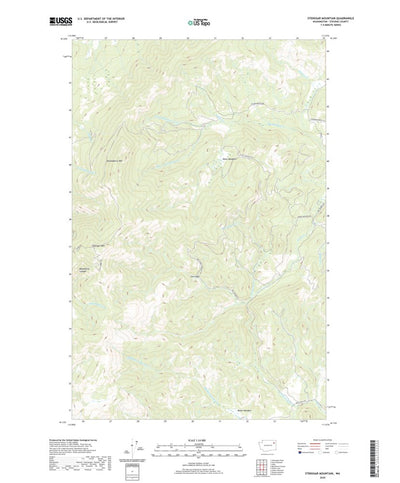 United States Geological Survey Stensgar Mountain, WA (2020, 24000-Scale) digital map