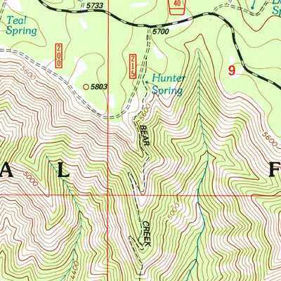 United States Geological Survey Stentz Spring, WA (1995, 24000-Scale) digital map