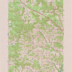 United States Geological Survey Stenulson Coulee, WI (1984, 24000-Scale) digital map