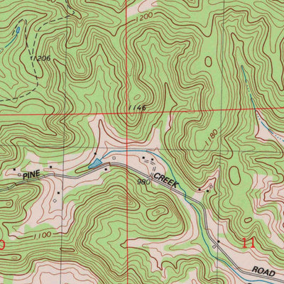 United States Geological Survey Stenulson Coulee, WI (1984, 24000-Scale) digital map