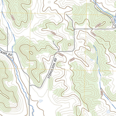 United States Geological Survey Stenulson Coulee, WI (2023, 24000-Scale) digital map