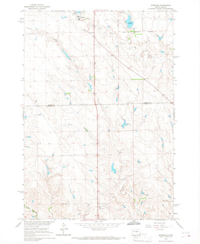 United States Geological Survey Stephan, SD (1966, 24000-Scale) digital map