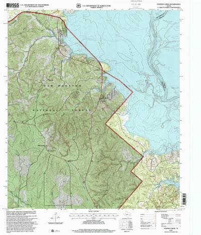 United States Geological Survey Stephen Creek, TX (1997, 24000-Scale) digital map