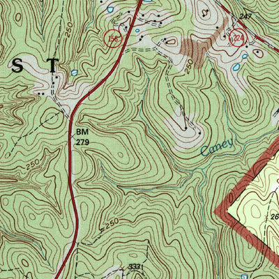 United States Geological Survey Stephen Creek, TX (1997, 24000-Scale) digital map