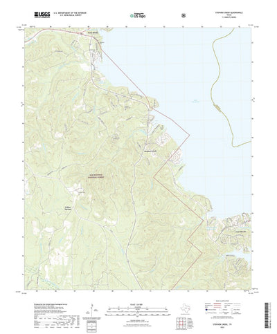 United States Geological Survey Stephen Creek, TX (2022, 24000-Scale) digital map