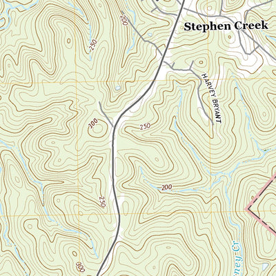 United States Geological Survey Stephen Creek, TX (2022, 24000-Scale) digital map