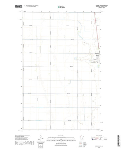 United States Geological Survey Stephen West, MN (2022, 24000-Scale) digital map