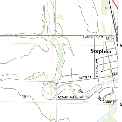 United States Geological Survey Stephen West, MN (2022, 24000-Scale) digital map