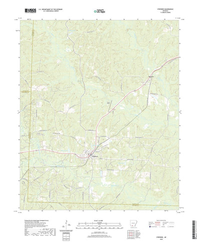United States Geological Survey Stephens, AR (2020, 24000-Scale) digital map