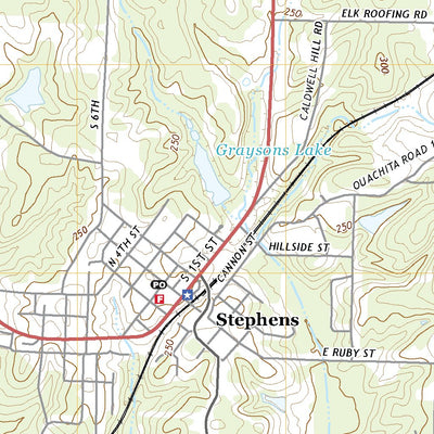 United States Geological Survey Stephens, AR (2020, 24000-Scale) digital map
