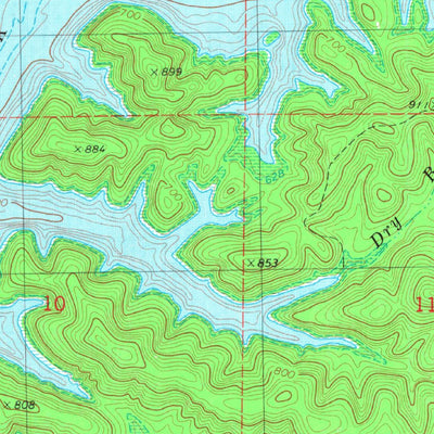 United States Geological Survey Stephens Gap, OK (1981, 24000-Scale) digital map