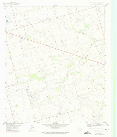 United States Geological Survey Stephenson Lake, TX (1965, 24000-Scale) digital map